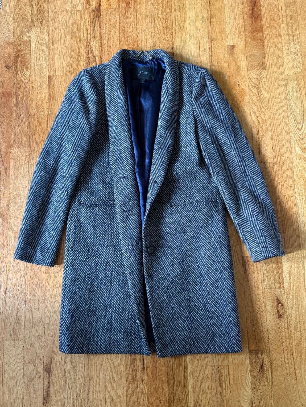 JCrew Oversized topcoat in English herringbone wool (0)